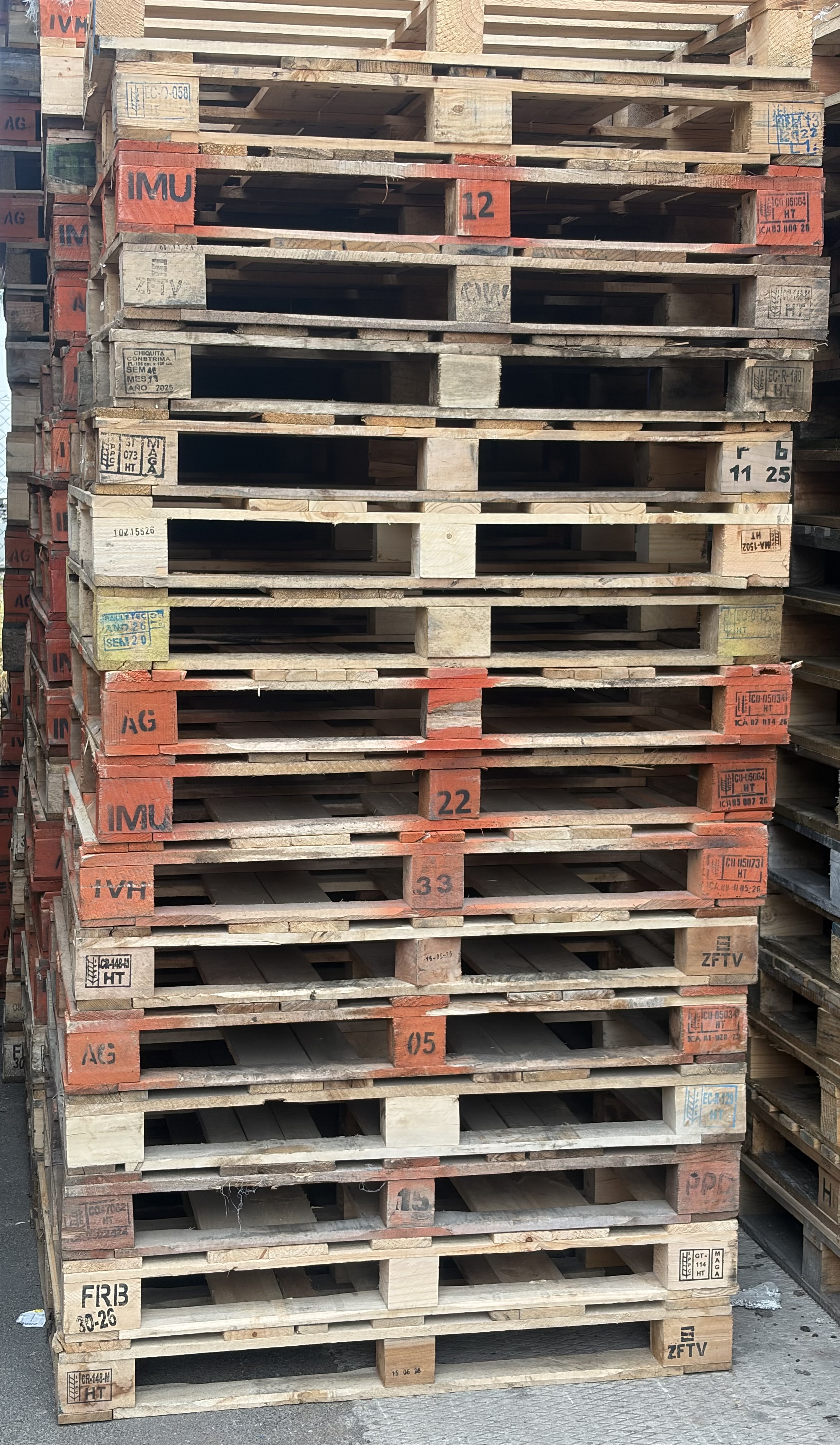 Käytetyt 1000 × 1200 mm kuormalavat