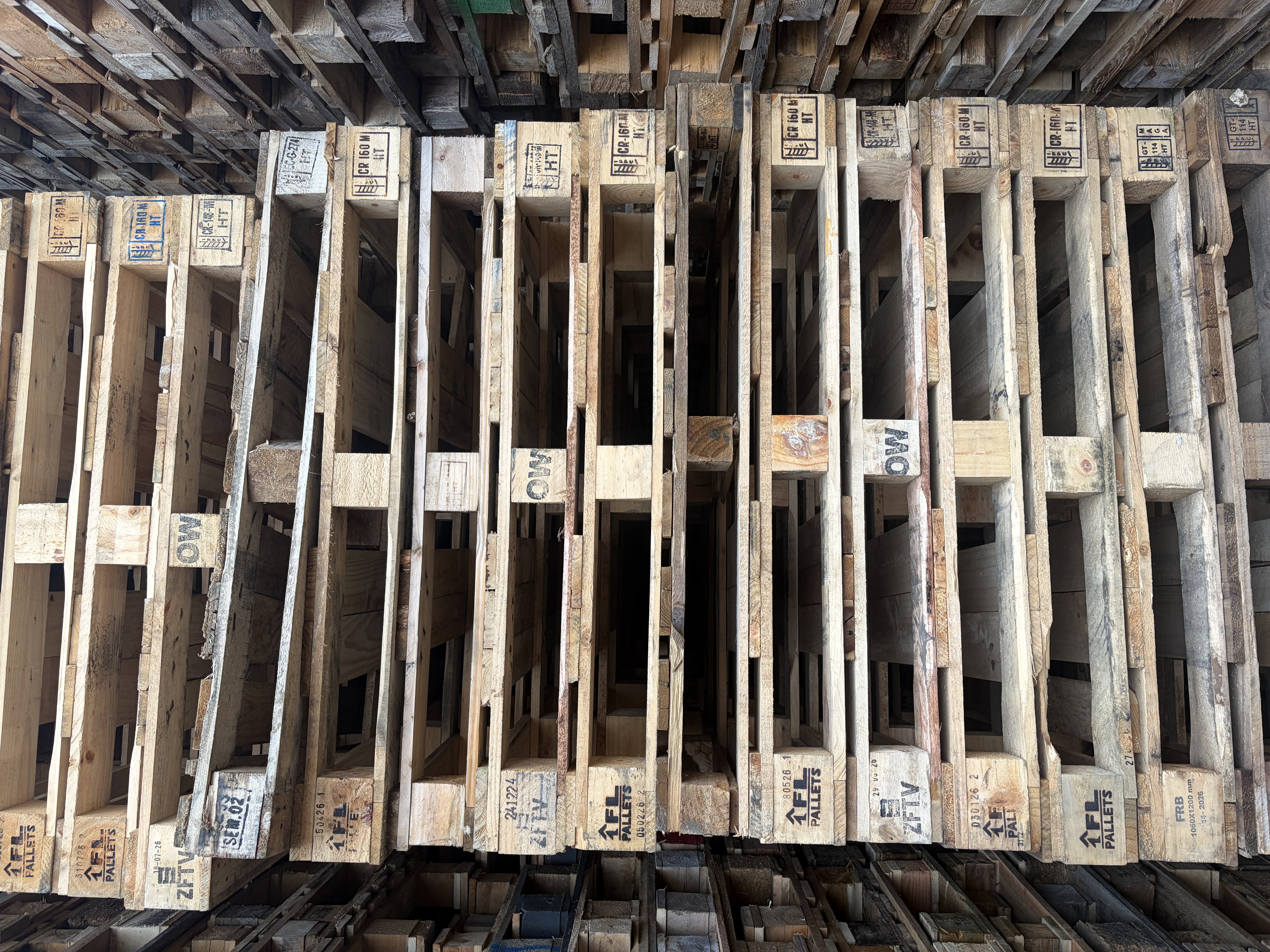 used 1060x1200 mm pallets